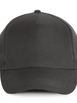 Polyester cap - 5 panels – Dark Grey