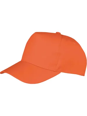 Gorra reciclada 5 paneles – Orange