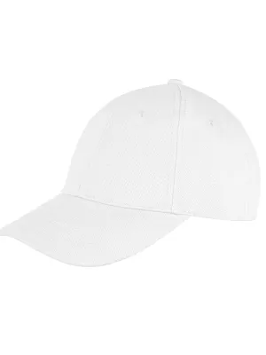 Gorra reciclada 6 paneles – White