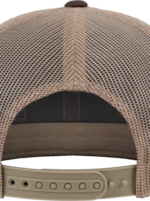Gorra retro trucker bicolor – BROWN / KHAKI