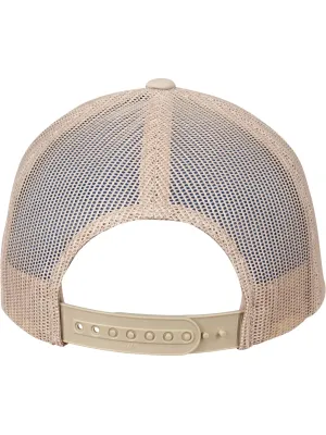 Casquette Retro Trucker Colored Front – KHAKI / WHITE