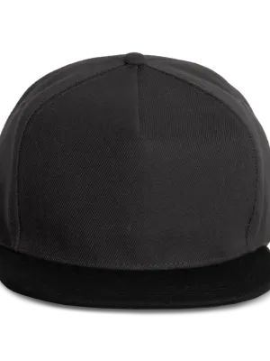Snapback cap - 5 panels – Dark Grey / Black