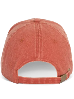 Vintage-style cap – Washed Warm Brick