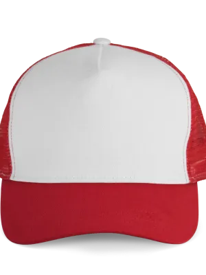 Gorra trucker - 5 paneles – RED / WHITE