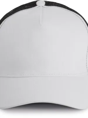 Gorra trucker - 5 paneles – White / Black
