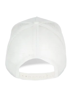Gorra trucker ecorresponsable de 5 paneles unisex – Ivory