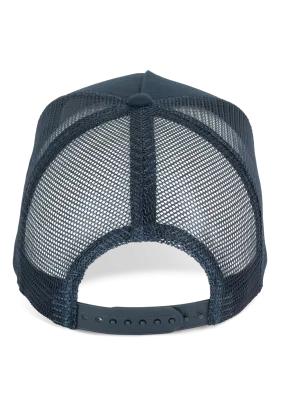 Gorra trucker ecorresponsable de 5 paneles unisex – Navy Blue