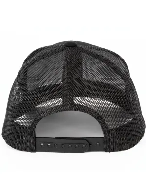 Gorra Trucker modelo retro - 6 paneles – Black