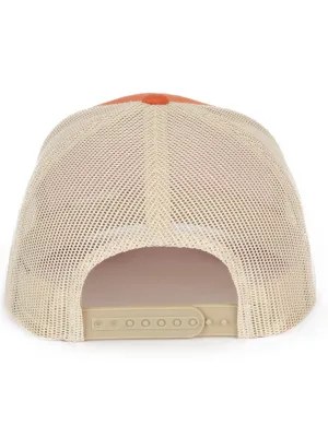 Gorra Trucker modelo retro - 6 paneles – Rustic Orange / Beige