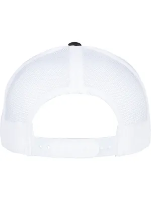 Two-tone retro trucker cap – Black / White
