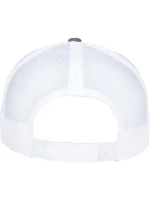 Two-tone retro trucker cap – CHARCOAL / WHITE