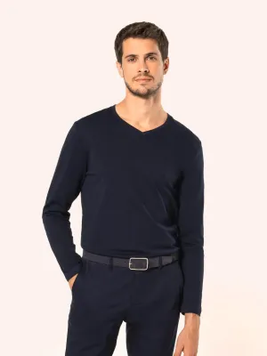 Men's velvet leather belt