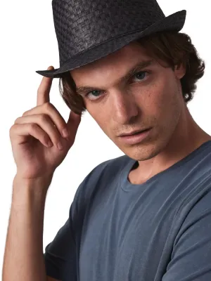 Chapeau de paille style Panama rétro