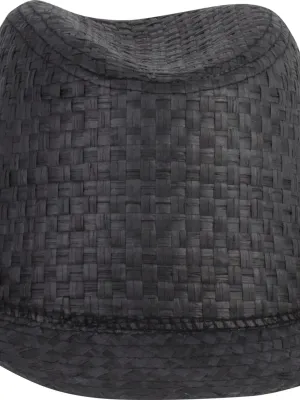 Chapeau de paille style Panama rétro