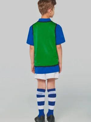 Kids' reversible rugby bib