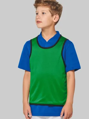 Kids' reversible rugby bib