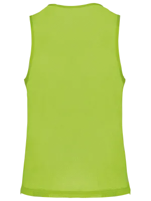 Multi-sports light mesh bib – Fluorescent Green