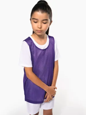 Kids' lightweight mesh multisport bib