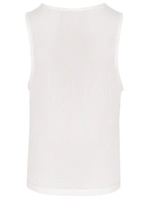 Kids' lightweight mesh multisport bib – White