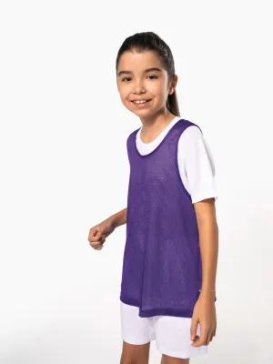 Kids' lightweight mesh multisport bib