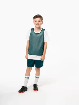 Kids' multi-sports reversible bib