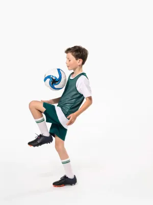 Kids' multi-sports reversible bib