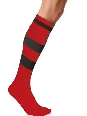 Chaussettes de sport cerclées unisexe