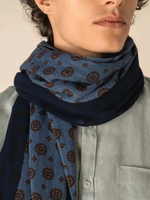 Chèche à motifs floraux unisexe