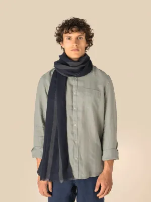 Fular de rayas unisex