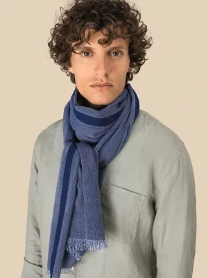 Fular de chambray unisex
