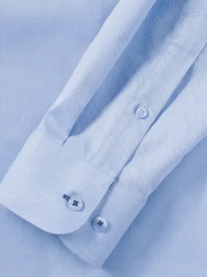 Long-sleeved Herringbone Shirt