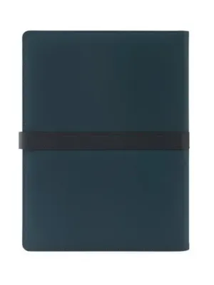 SANDERSON FOLDER. Carpeta A4 de PU (50% reciclada) con cierre magnético y bloc de notas con páginas rayadas