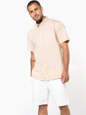 Camisa de algodón de manga corta Ariana III de hombre