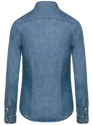 Camisa denim de mujer – Chambray Blue