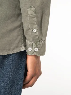 Eco-friendly ladies’ washed effect shirt