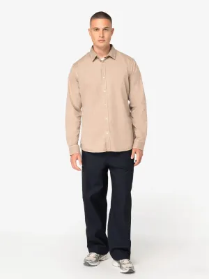 Chemise écoresponsable délavée homme