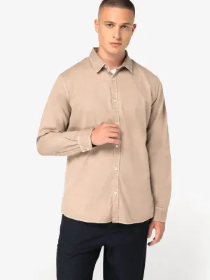 Chemise écoresponsable délavée homme