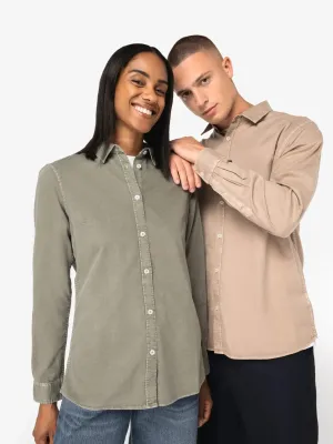 Chemise écoresponsable délavée homme