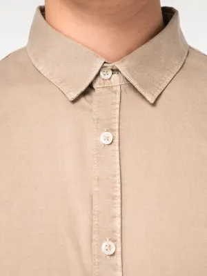 Chemise écoresponsable délavée homme