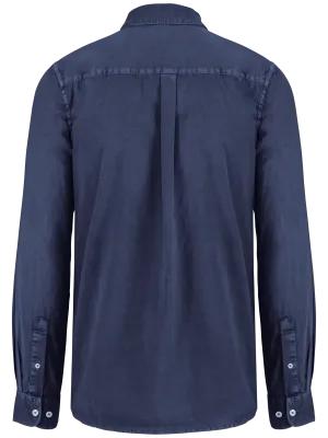 Chemise écoresponsable délavée homme – Washed navy