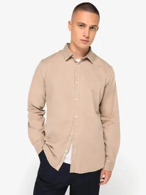 Chemise écoresponsable délavée homme