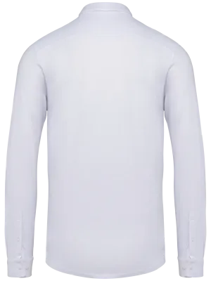 Eco-friendly men's jersey shirt – White