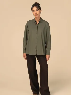 Camisa ecorresponsable de lyocell de mujer