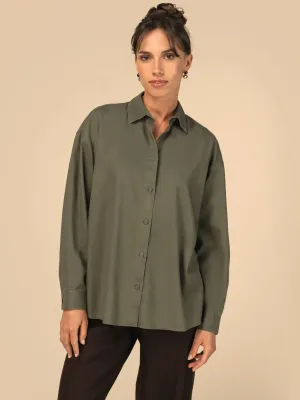 Camisa ecorresponsable de lyocell de mujer
