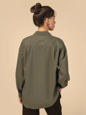 Camisa ecorresponsable de lyocell de mujer