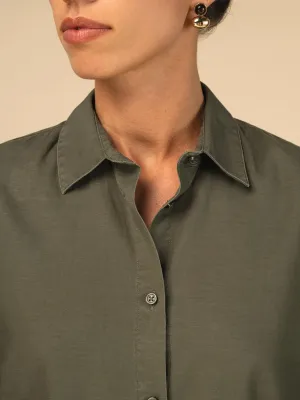 Camisa ecorresponsable de lyocell de mujer