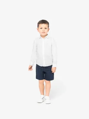 Camisa de lino infantil