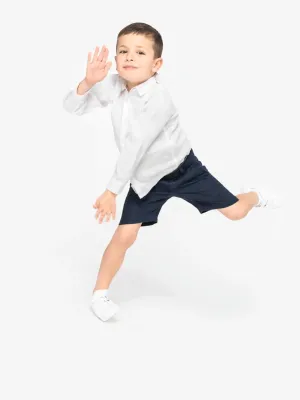 Camisa de lino infantil