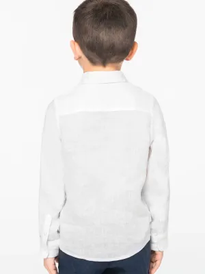 Camisa de lino infantil