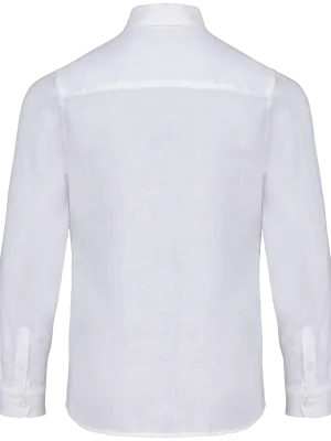 Camisa de lino infantil – White